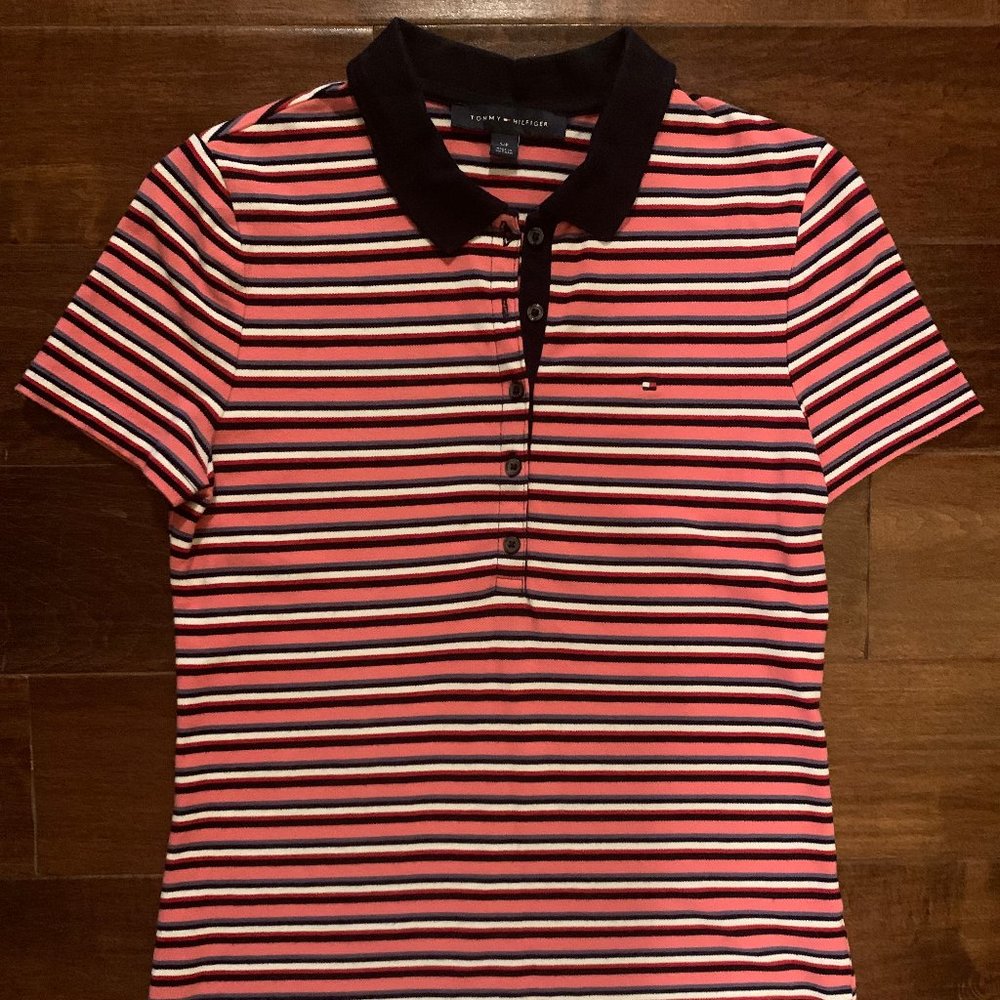 Tommy Hilfiger Women's Stretch Cotton Polo Size Small